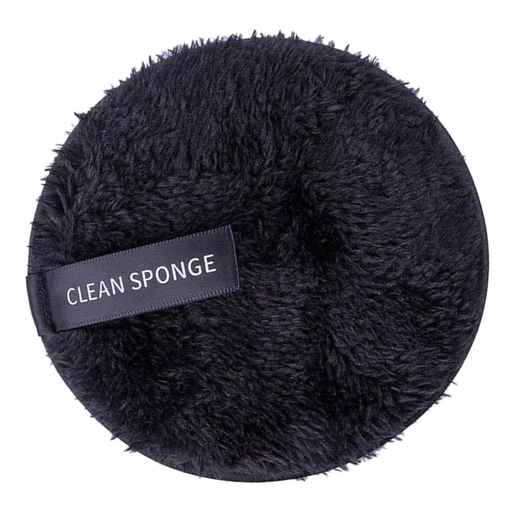 Round Shape Sponge Cosmetic Puff Cleaning Sponge Natural Puff Makeup Sponge Blending Face Foundation Cream Facial Cleanser Tool
