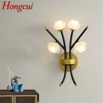 

Hongcui Indoor Wall Sconce Lamp Flower LED Modern Wall Light Fixture Decorative For Home Bedroom Living Room Office