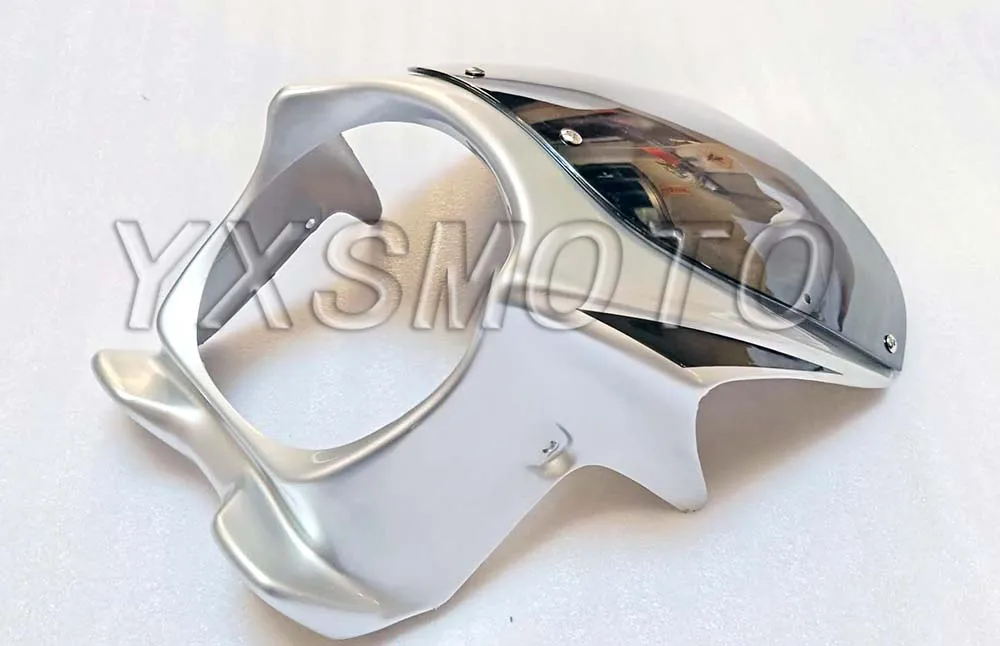 Механическое литье под давлением CB400 cb1300 VTEC модификация фары крышка головки Подходит для Honda деталь обтекателя - Цвет: Серебристый