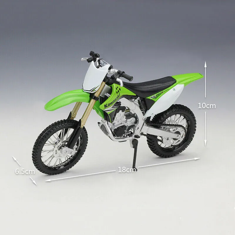 

1:12 Scale Kawasaki Motor KX450F 2012 Green Metal Motorcycle Diecast Bike Car Model Toy Collection Xmas Gift