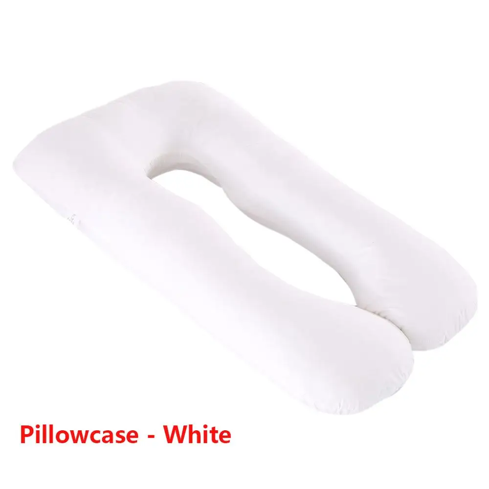 Pillowcase - White 130*70 см подушка для кормления для беременных и кормящих(наволочка того же размера на выбор, 8 цветов - Цвет: Pillowcase - White