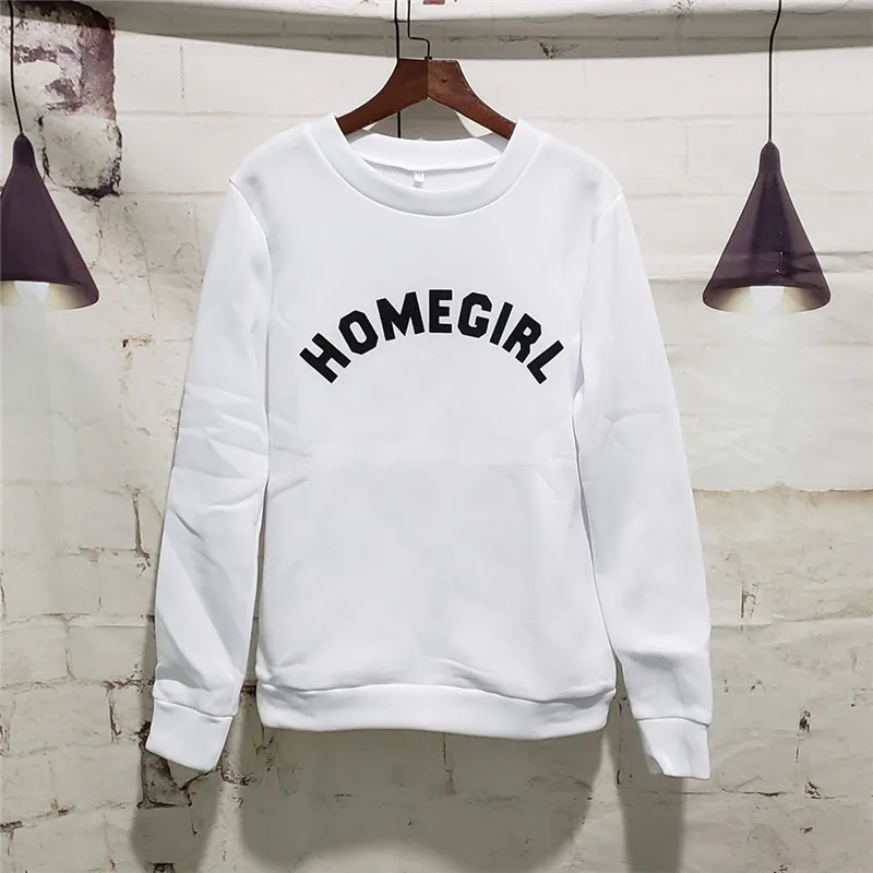 Толстовки женские больших размеров 5XL повседневные с буквенным принтом HOMEGIRL с длинным рукавом женские пуловеры хлопковые корейские женские свитшоты