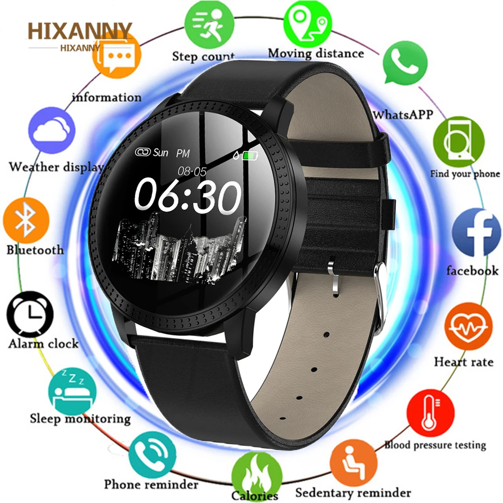 

2019 Smart Watch Men Heart Rate Monitor Women Sports Tracker Message Call Remind CF18 Smartwath for IOS Android