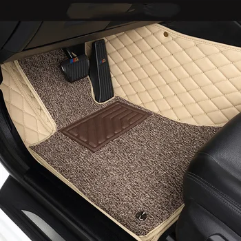 

PU leather custom 3D car floor Foot for Nissan Armada Dualis Juke Frontier Fuga Leaf Rogue Versa GTR auto parts waterproof mats