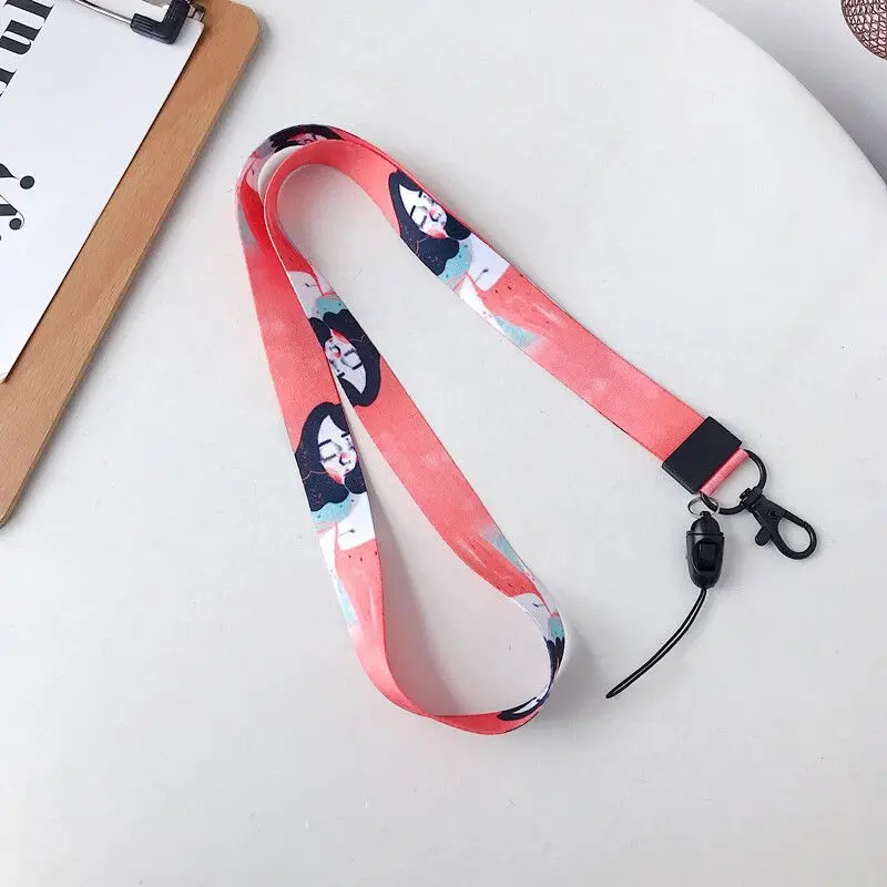 Висит веревка на шею шнур для мобильного телефона ремни Камера USB держатель для ID Pass карты владелец значка ключей китайский стиль шнурки