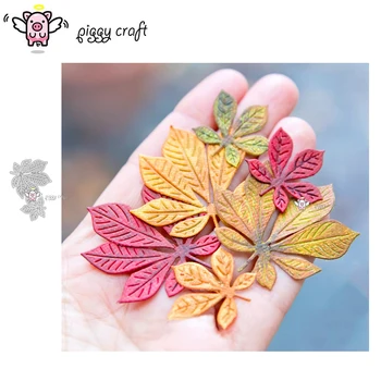 Troqueles de corte de metal para manualidades, troqueles de corte, molde para decoración de Hojas de arce, álbum de recortes, cuchillo de papel, troqueles de punzón