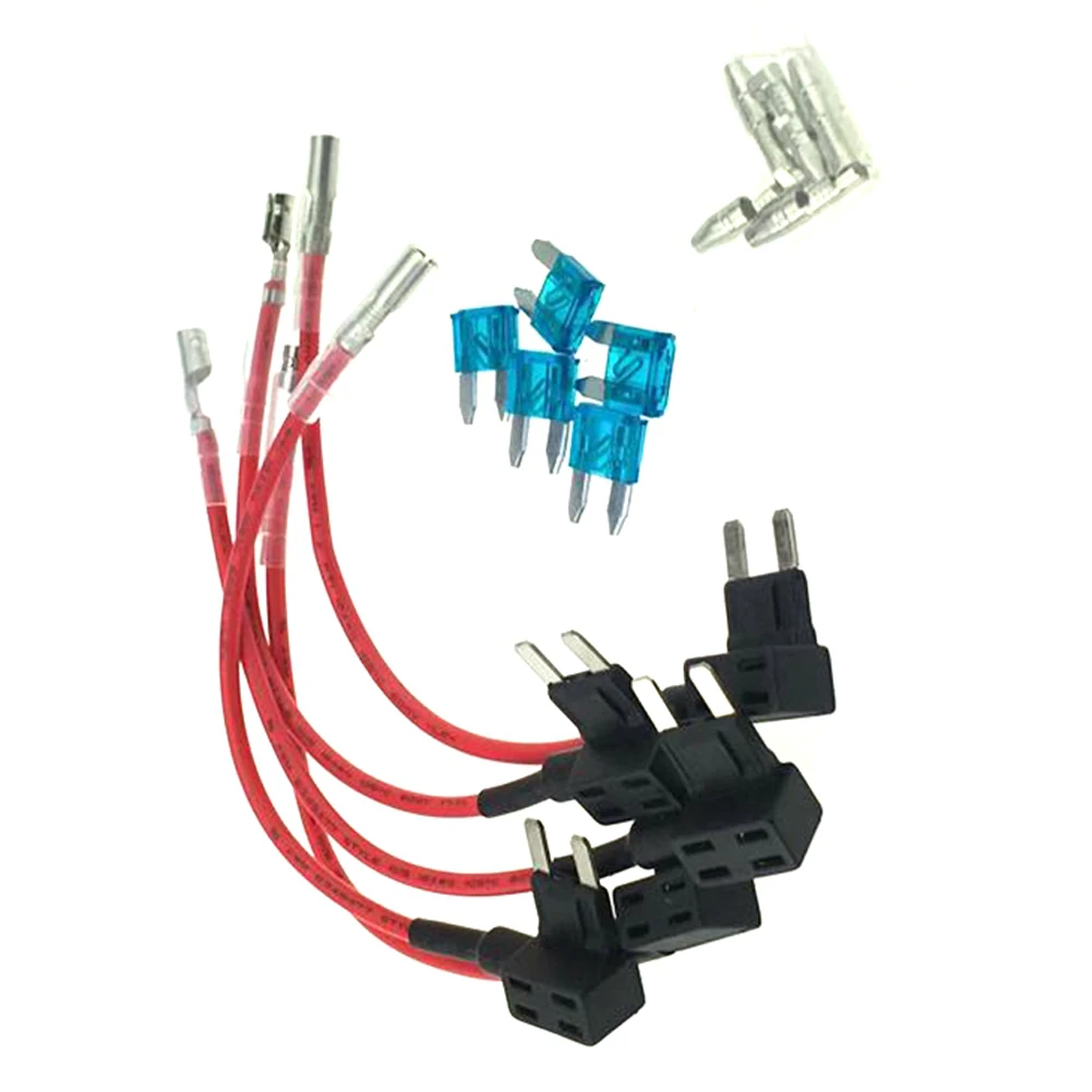 5 x 15A мини предохранитель с разъемом Add Circuit Box Holder ACS ATO ATC Piggy Back Tap|Перемычки| |
