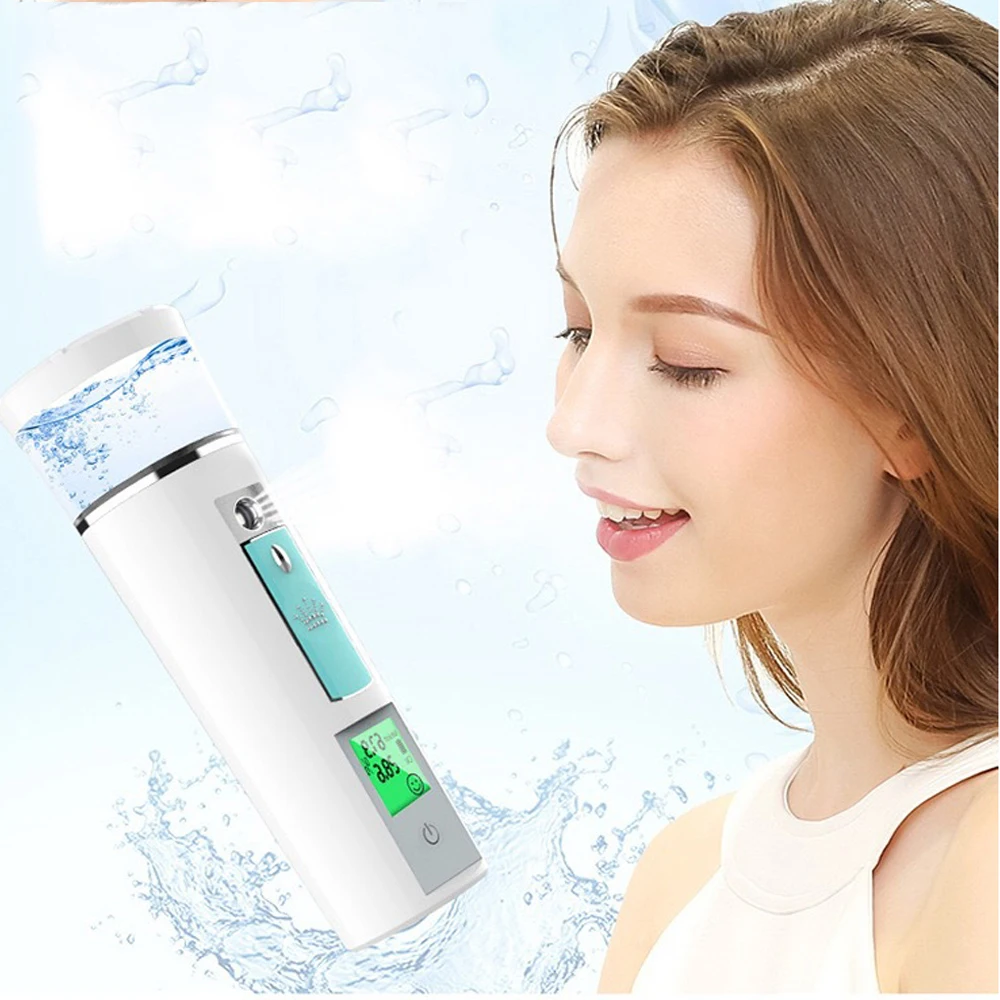 

New Nanometer Spray Instrument Water Replenishing Instrument Facial Part Moisturizing Cold Spray Machine Facial Vaporizer Humidi