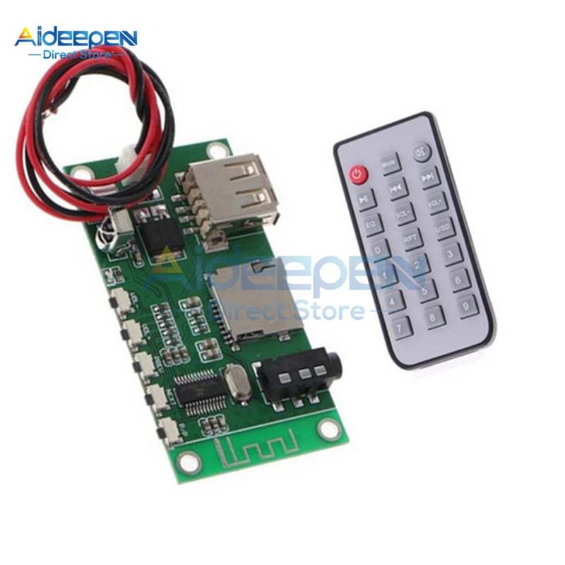 Плата декодирования MP3 KCX BT001 12 В постоянного тока беспроводной модуль