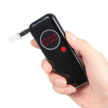 

Portable Alcohol Breathalyzer Digital Breath Analyzer LCD Detector Tester React Quickly And Continue