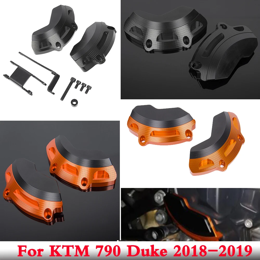 

Motorcycle Accessories DUKE 790 18 19 Left Right Engine Sliders Cover Guard Slider Protector For KTM 790 Duke 2018-2019
