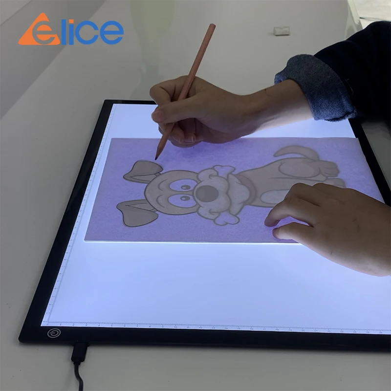 Elice led desenho tablet gráficos digitais almofada