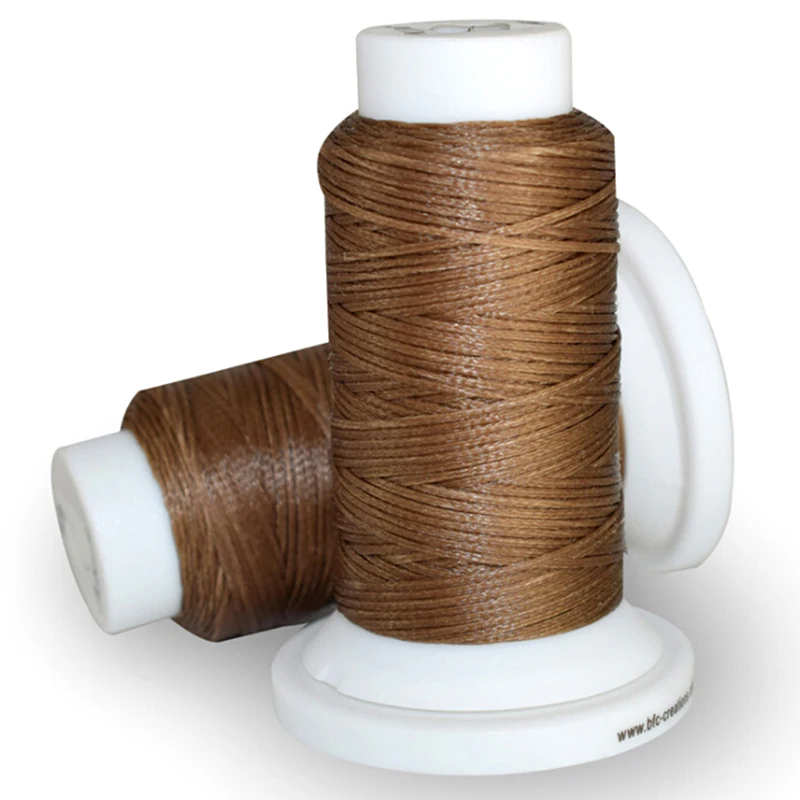 dark brown 50 метров ручная вощеная нить 0,8 мм 50 м полиэфирный шнур швейная машина для шитья кожи инструмент для рукоделия - Цвет: dark brown