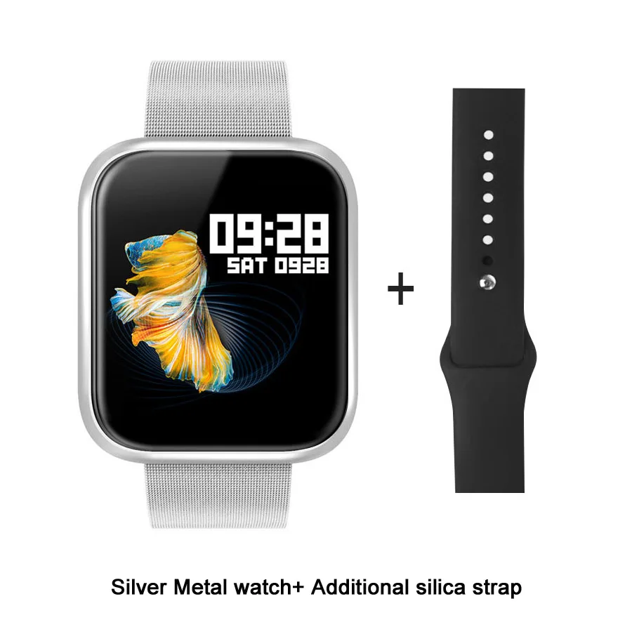 Женские водонепроницаемые Смарт-часы P70 Bluetooth Smartwatch для Apple IPhone Xiaomi монитор сердечного ритма фитнес-трекер PK P68 P80 - Цвет: Silver