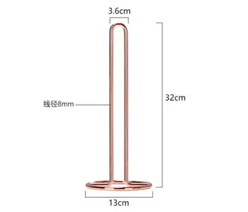 

Vertical type tissue holders paper towel holder Table Roll paper holder Desktop storage shelf