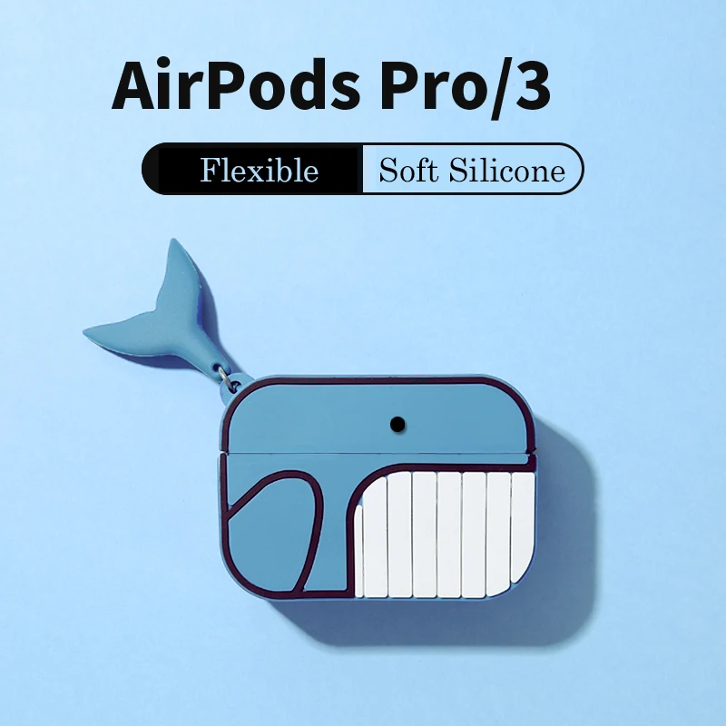 3D милый мультяшный силиконовый чехол для Airpods Pro Чехол беспроводной Bluetooth для airpod 3 чехол Чехол для Air Pods Pro Fundas Capa Coque
