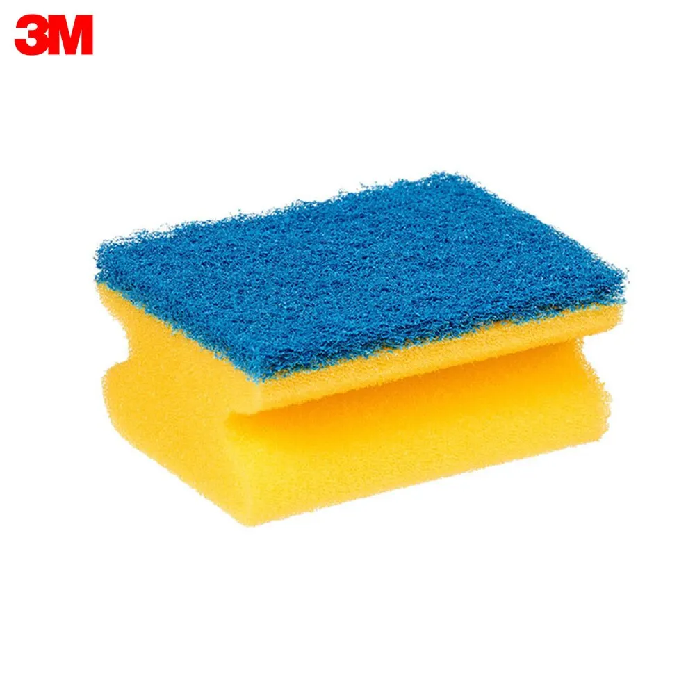 3M Губка Scotch-Brite Деликат формованная для посуды 67 мм х 93 3 шт./упак. NS-N-7090-3 | Дом и сад