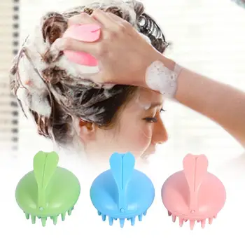 

1pc Waterproof Electric Scalp Massager Head Neck Hair Massage Shampoo Comb Brush Rabbit Shaped Hairbrush Massage Relaxation