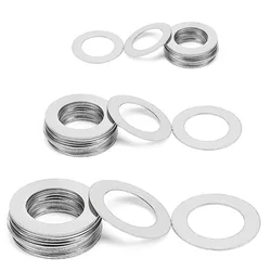 Ultra Thin 304 Stainless Steel Adjusting Shim Gasket Flat Washer - M5x7xThick 100pcs