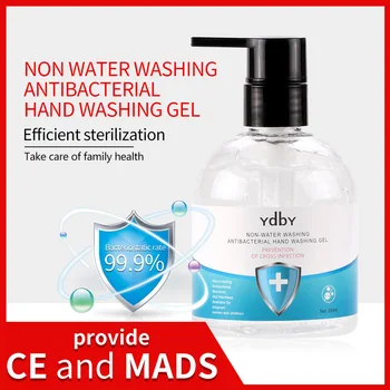 

250ML 75% Alcohol Anti-bacterial Hand Sanitizer Antibacterial Disposable Disinfection Quick-Dry Washing- Free Hand Washing Gel