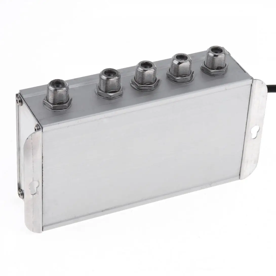4 Way tv VCR CA ТВ кабель антенна усилитель сигнала усилитель сплиттер