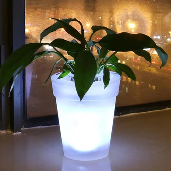 

Solar Lights,LED Solar Powered Flower Pot Lamp Garden Landscaping Vase Plant Pot Lamp for Outdoor Indoor Use