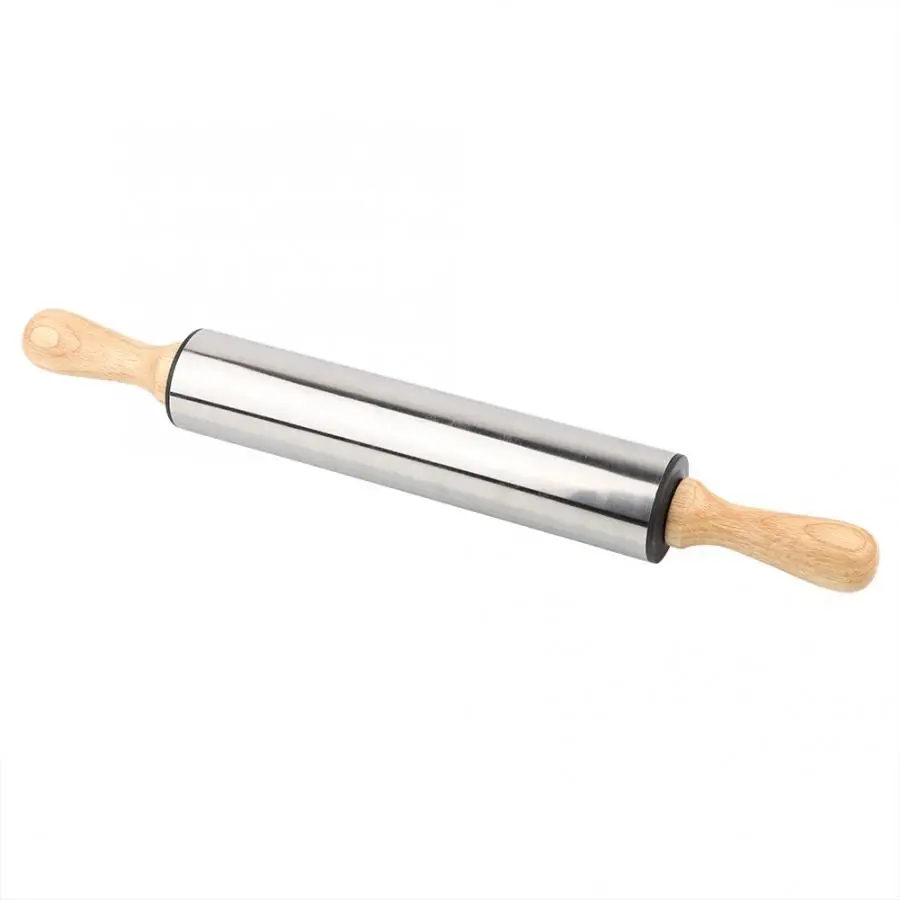 Rolling Pins & Pastry Boards 1Pc Stainless Steel Non Stick Rolling Pin