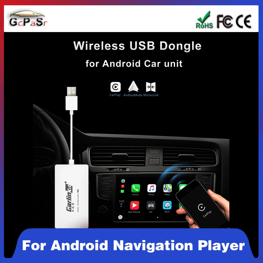 Usb Smart Link Apple Carplay Dongle For Android Navigation Player Mini ...