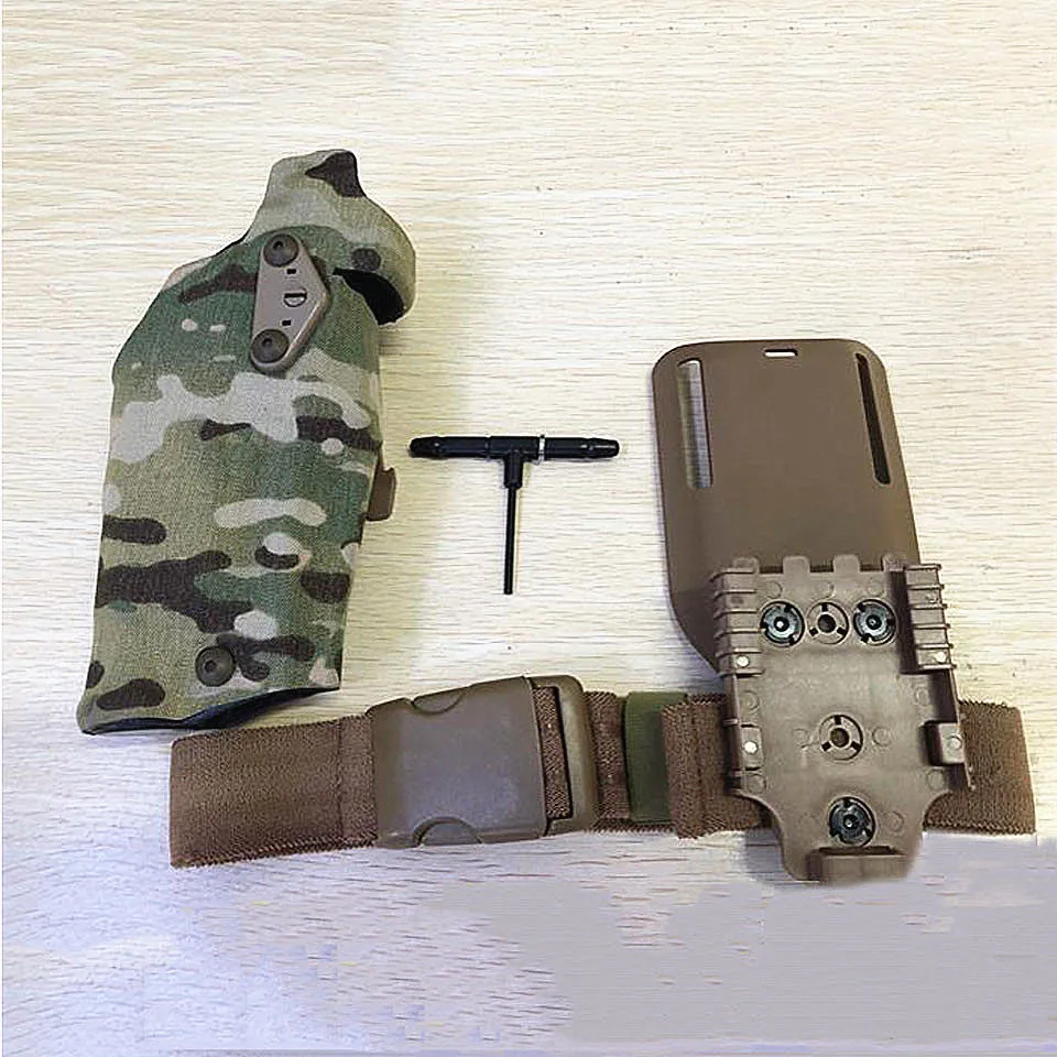 TMC Тактический Glock 17/18/19 кобура падение адаптер быстросъемный ноги ремень набор