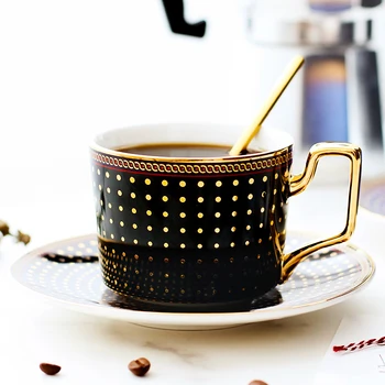 

Bone China Coffee Cup and Saucer Set Japanese Traditional Reusable Chinese Tea Cups Taza Desayuno Household Goods OO50BD