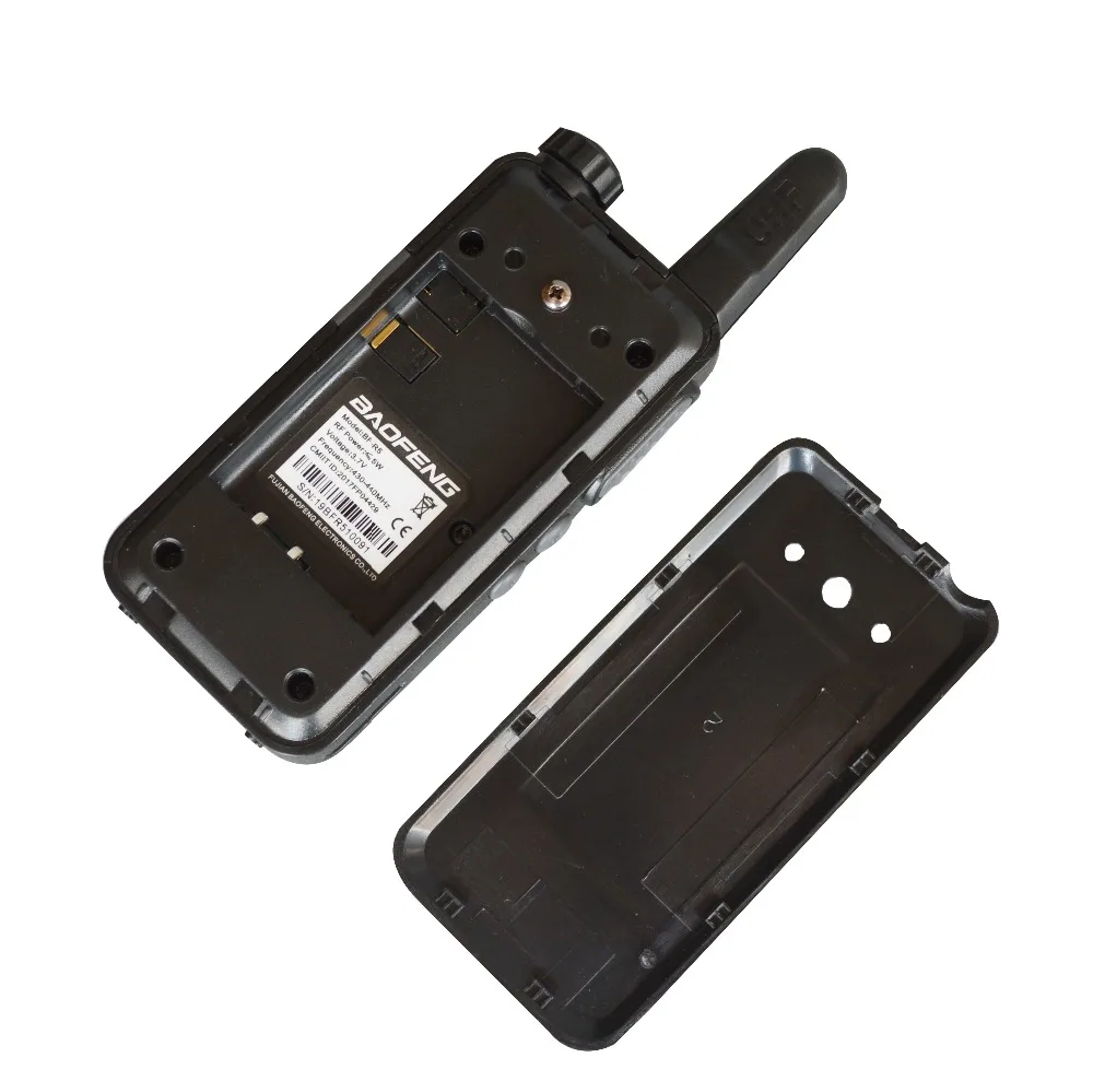 2 шт. Baofeng BF-R5 мини рация USB быстрая зарядка 5 Вт UHF 400-470 МГц Ham CB переносной радиоприемник BFR5 Woki Toki двухстороннее радио