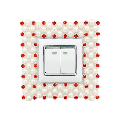 

86 Switch paste modern Pearl Diamond insert Switch sleeve Socket sleeve