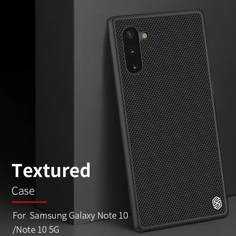 

for Samsung Note 10 case nylon fiber cover 6.59" original NILLKIN 3D textured case for Samsung Note 10 mobile phone coque on