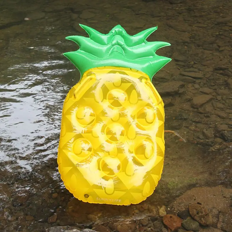 

Inflatable Pool Float Pineapple Sun Summer Beach Party Swimming Pool Decoration Lounge Raft for Kids Adults