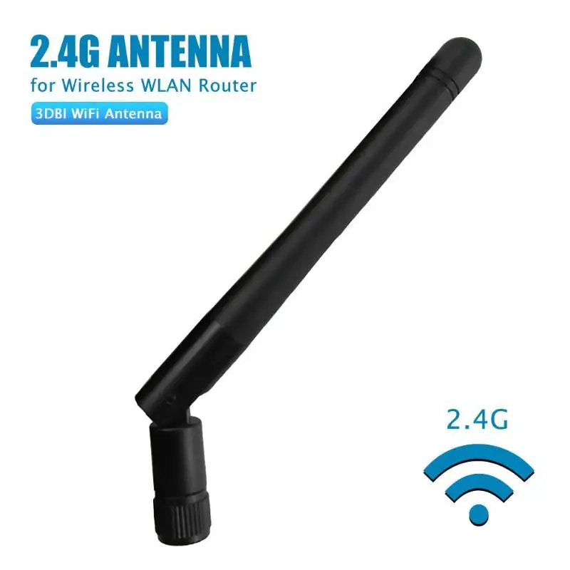 

2 3 DBI WiFi Antenna 2.4GHz 2.5 GHz Dual Band Wireless Router 2400-250 MHZ Portable Practical Durable Aerial SMA Male