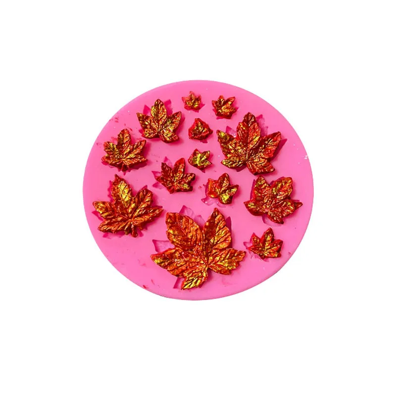 

Maple leaves Decoration Fondant Cake Silicone Mold Chocolate Candy Molds Cookies Pastry Biscuits Mould DIY Cake Baking Tools