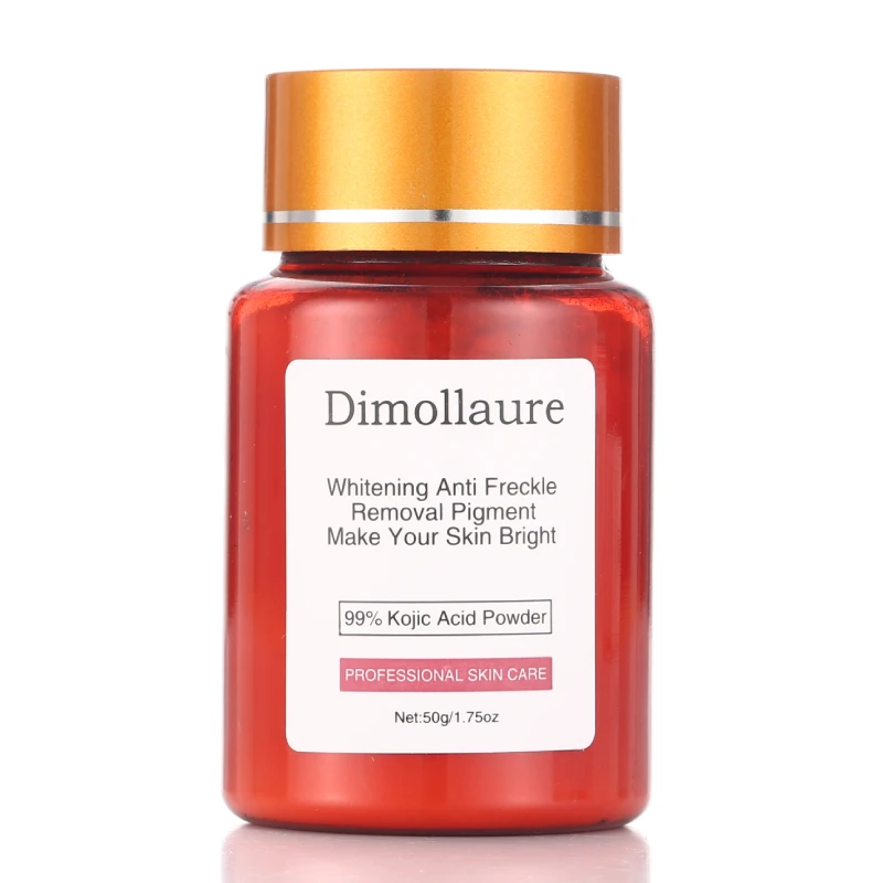 Dimollaure 99% порошок Kojic кислоты 50 г отбеливающий крем для ухода за лицом против