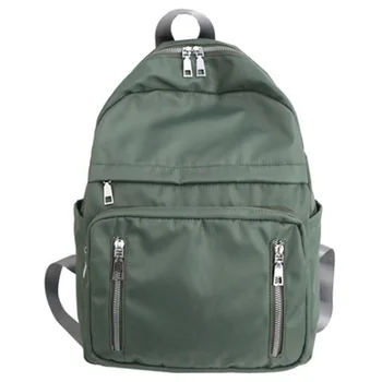 

New Ladies Backpack Fashion Waterproof Backpack Large Capacity Backpack Ladies Travel Shoulder Bag Green