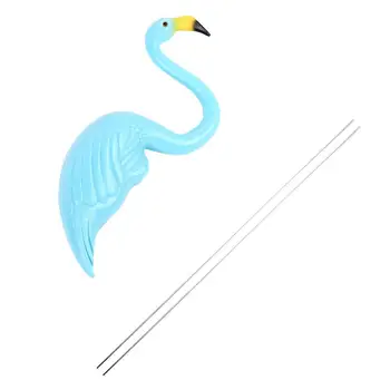 

Flamingo Ornament Flamingo Lawn Decoration Plastic Flamingo Figurines Decorate Artificial Beautiful Lifelike Wedding