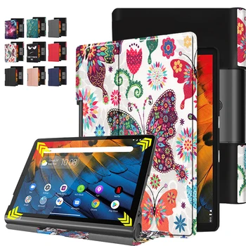 

Fold Smart Case For Lenovo Yoga Smart Tab 10.1 YT-X705F Fashion Cartoon Print Cover For Lenovo Yoga Tab 5 YT-X705 Case for Kids