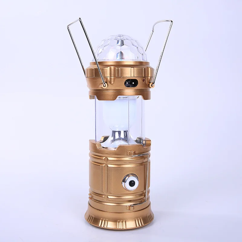 

Solar Camping Buckle Lantern Rechargeable Emergency Light Magic Cool Telescopic Camping Lamp LED Camping Outdoor Light
