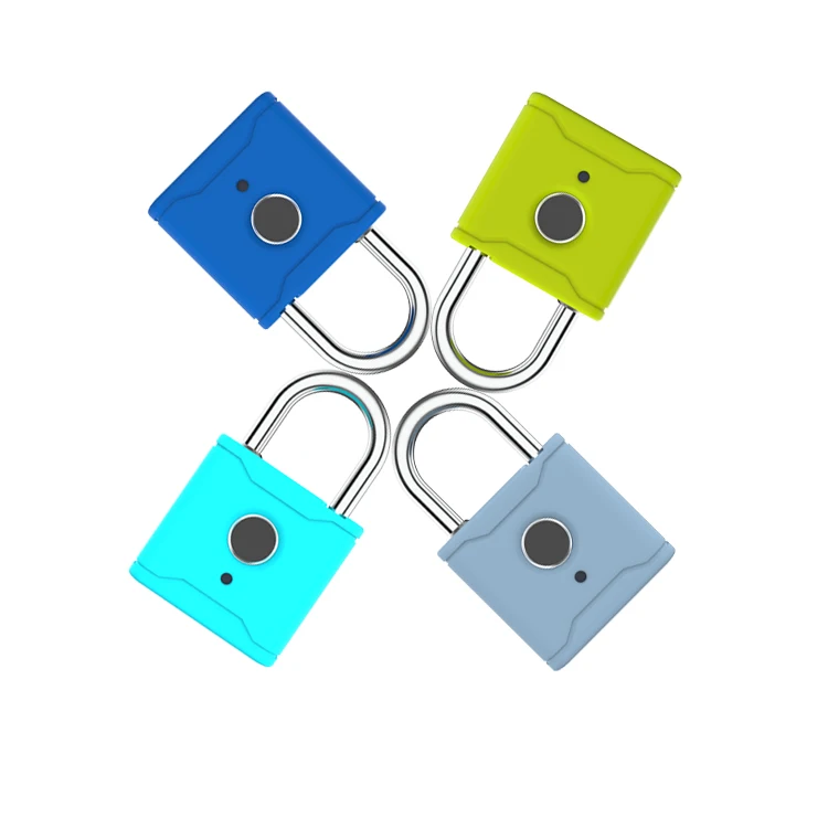 

Portable Smart Fingerprint Lock Electric Biometric Door Lock USB Rechargeable IP65 Waterproof replaceable silicone cover