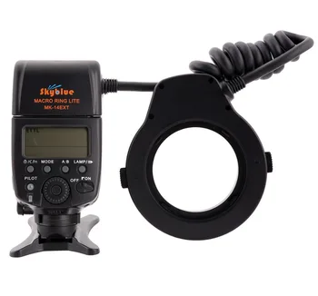 

Meike MK-14EXT MK-14EXT-C E-TTL Macro LED Ring Flash Speedlite with LED AF Assist Lamp for Canon EOS DSLR Camera