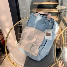 Doughnut doughnut waterproof nylon backpack makaron classic nature Student Backpack