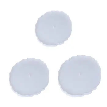

Crystal Epoxy Resin Mold 3-layer Tray Casting Silicone Mould DIY Crafts Desktop Coaster Making Tools