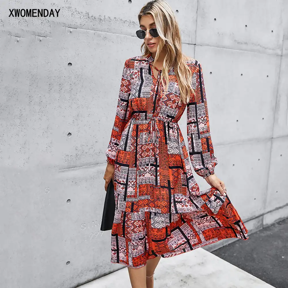 Autumn womens dresses Clearance