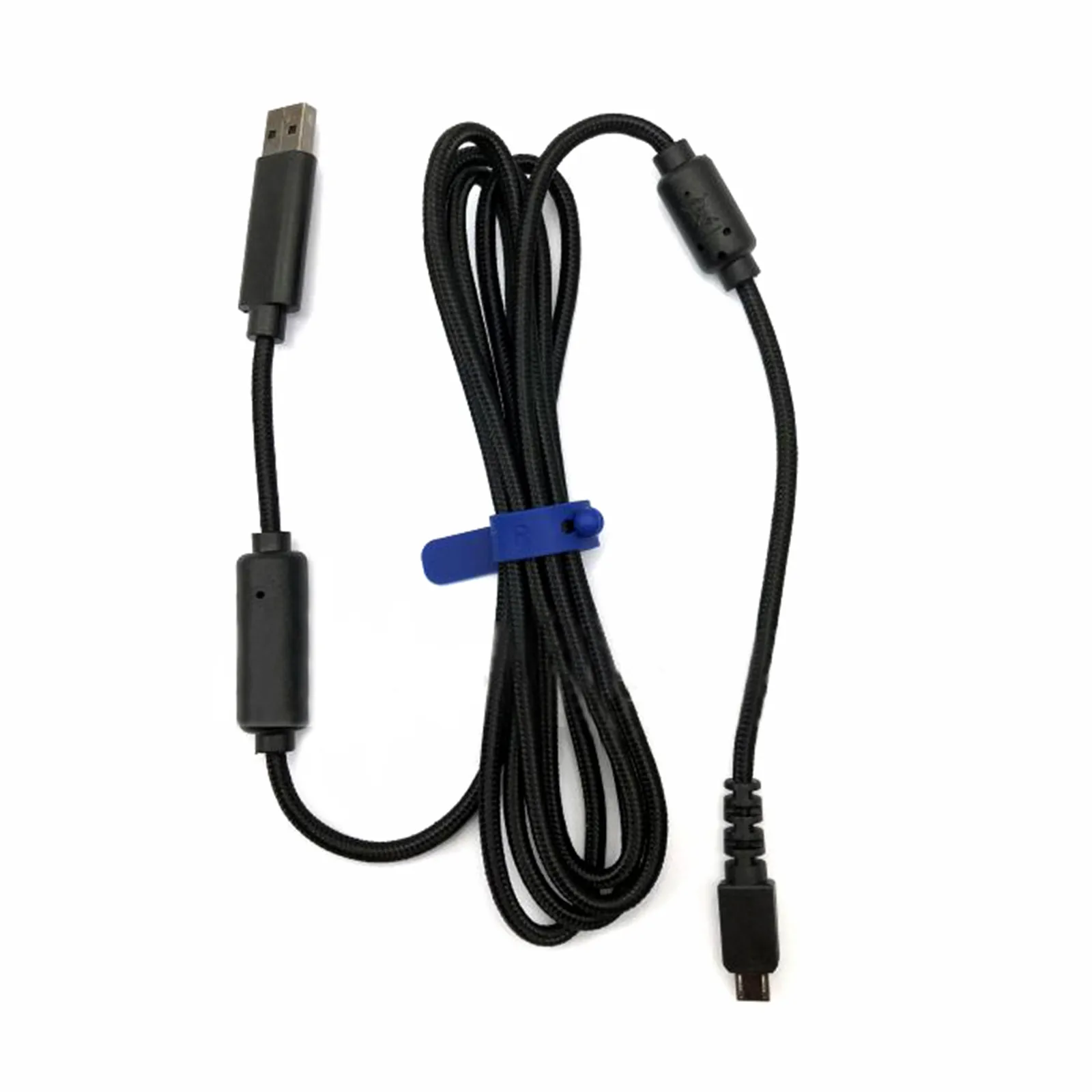 Черный 2 м usb-шнур для RAZER RAIJU эргономичный PS4 игровой контроллер/геймпад аксессуары - Цвет: Черный