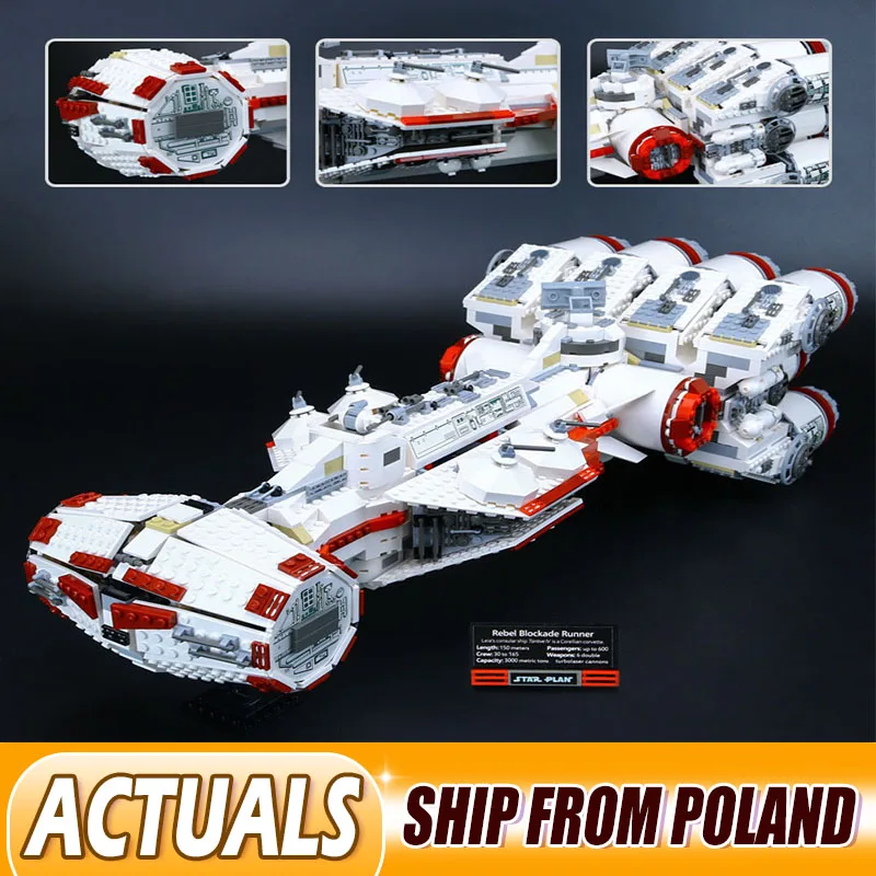

05046 Star Toys Wars Compatible With 10019 Rebel Blockade Runner Set Building Blcoks Bricks New Kid Toys Christmas Gifts
