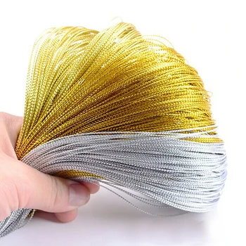 

High Quality 1mm Gift Packaging Gold Silver Fragrant Piece Card Multi-functional Practical Durable Thread Top