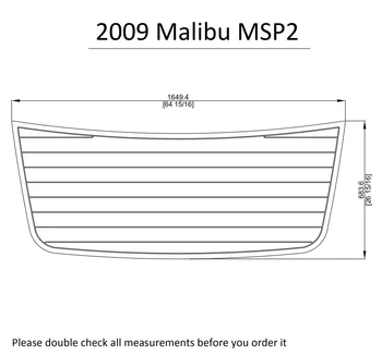 

2009 Malibu MSP2 Swim Platform Pads EVA Teak Decking 1/4"6mm